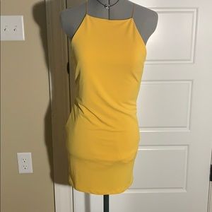 Vibrant yellow dress